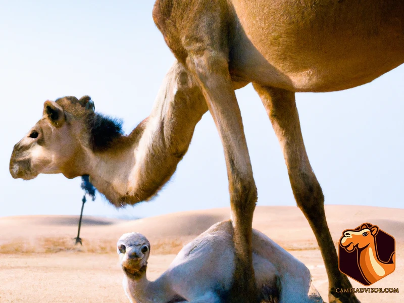 Camel Birthing In Asia