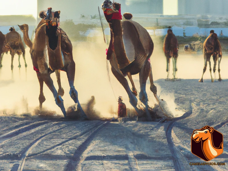 Camel Racing In The Middle East