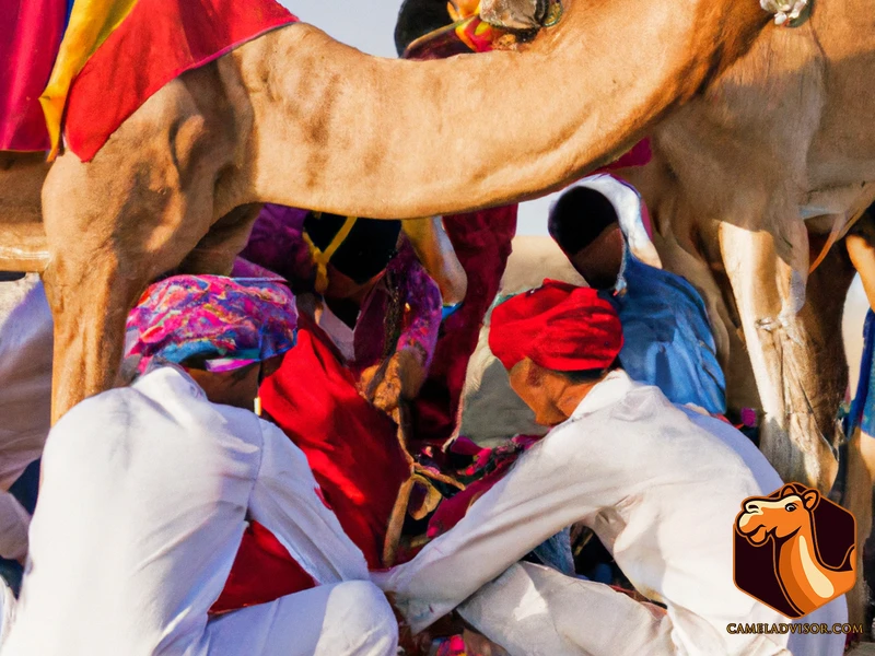 Preparation For Camel Races